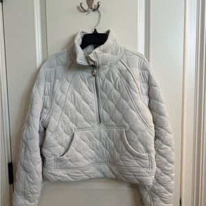 lululemon athletica quilted scuba half zip